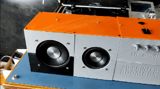 3D Printed BOOMBOX