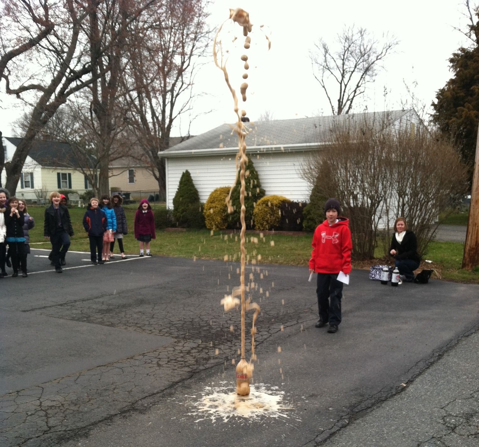 Mentos geyser