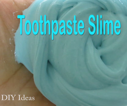 DIY Toothpaste Slime