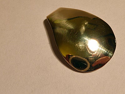 Brass Teardrop Pendant