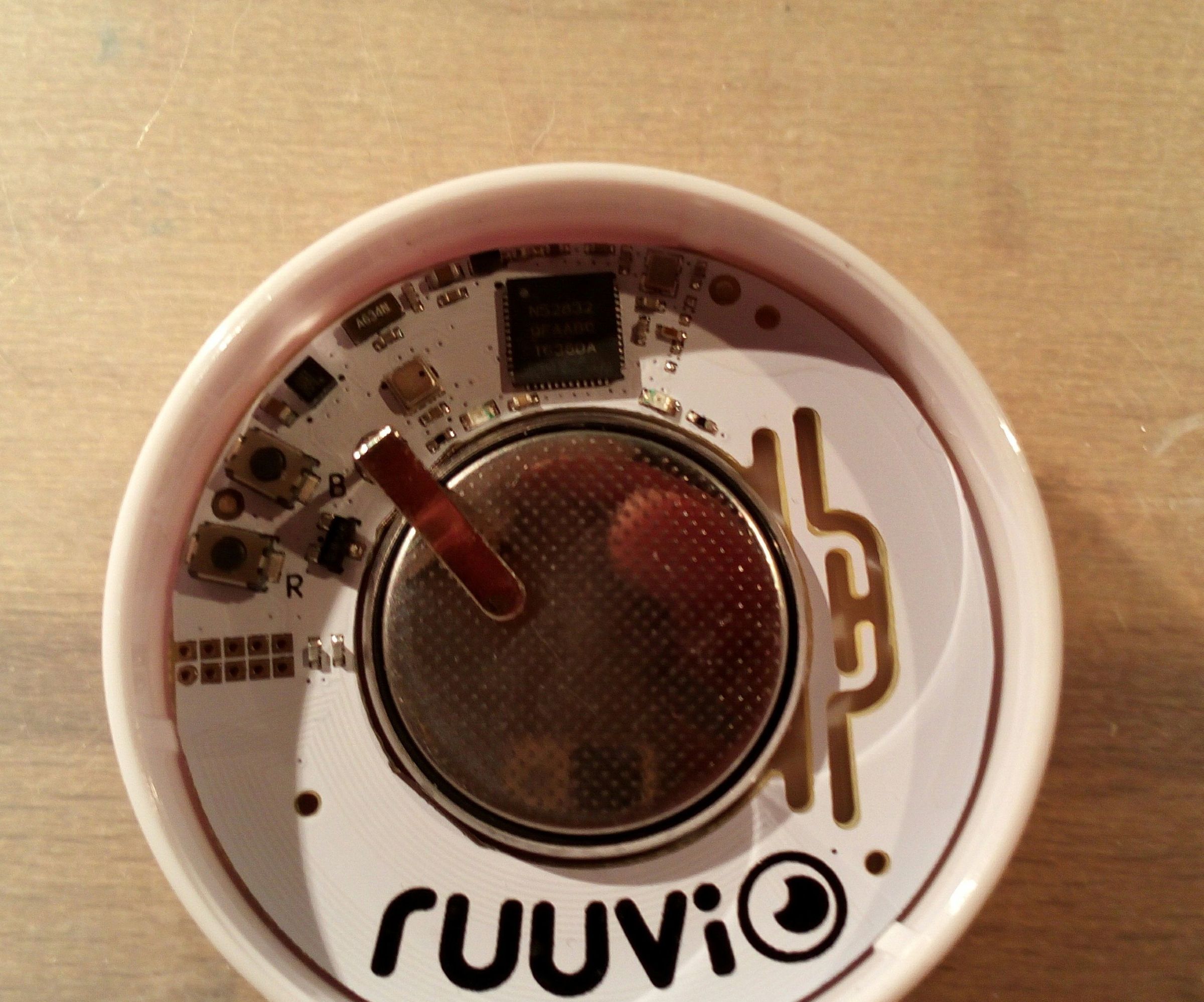 RuuviTag and PiZero W and Blinkt!    a Bluetooth Beacon Based Thermometer 