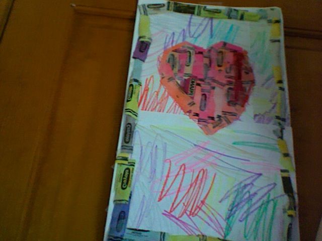 How to make a crayon picture