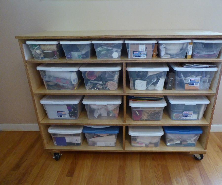 Rolling Bin Shelves