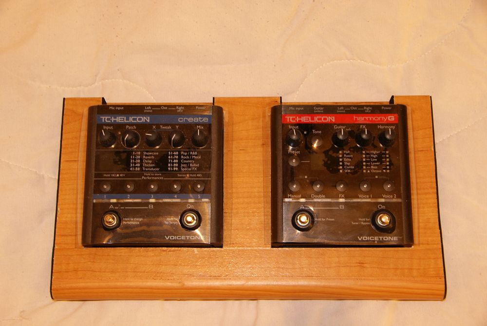 Desk compatible pedal board