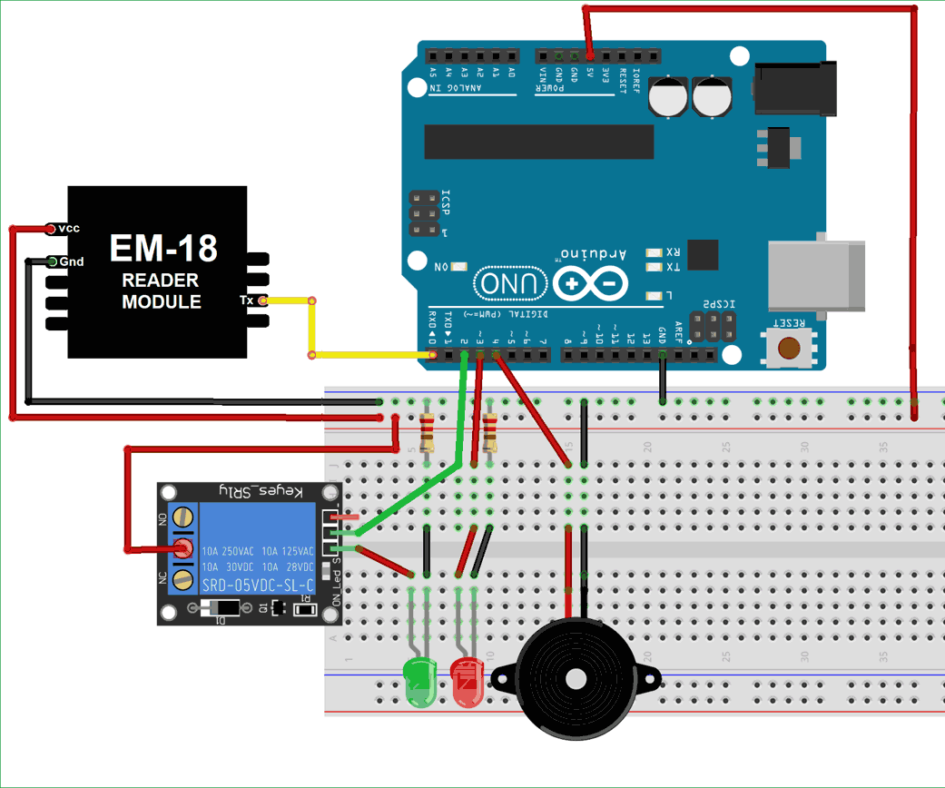 Arduino RFID Based Door Lock
