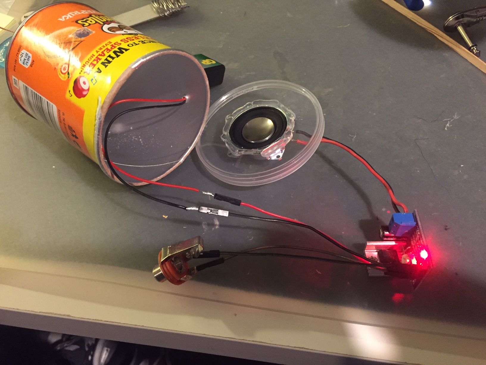 Pringles Can Guitar Amp 7 Steps Instructables