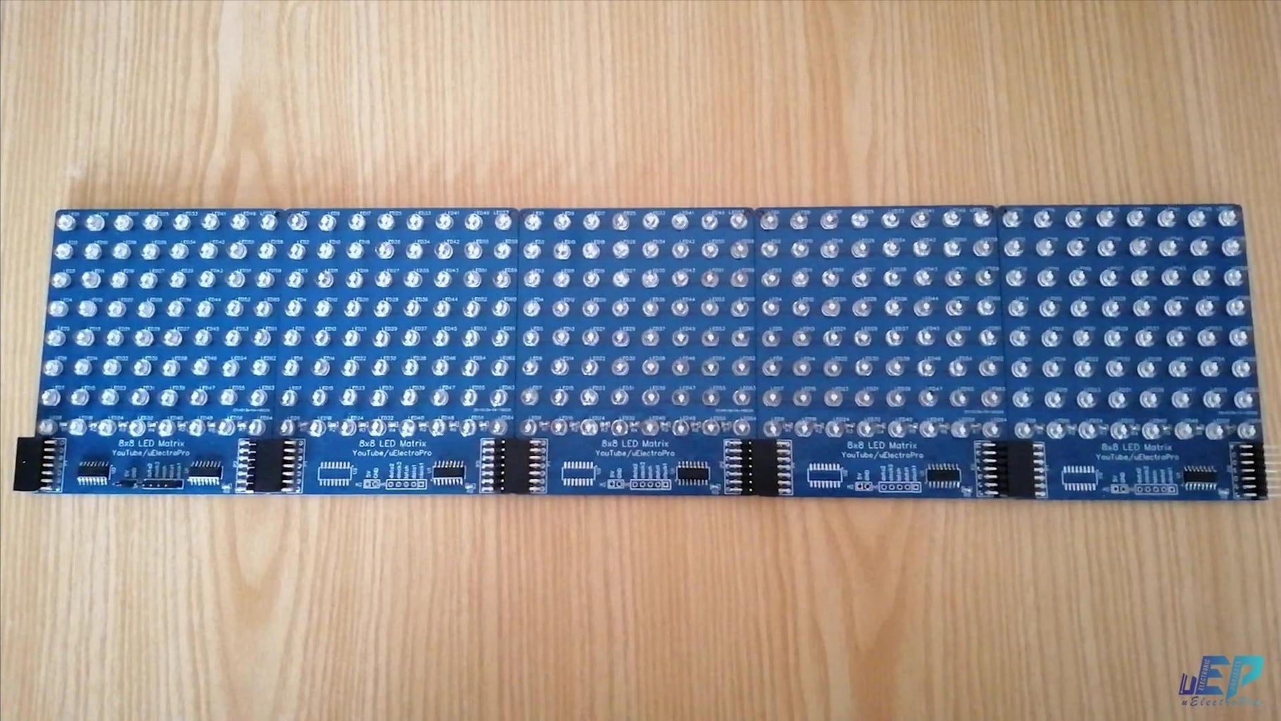 8x40 LED Matrix Clock Using DS3231 RTC Module and Arduino : 8 Steps ...