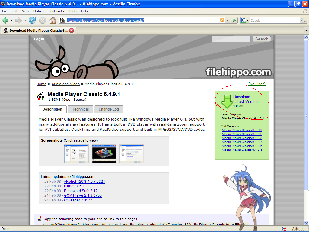 Getting the Media Player.