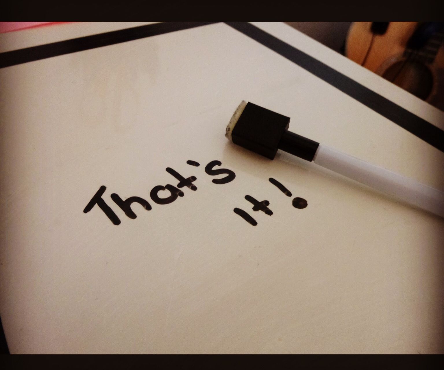 DIY Desk Whiteboard