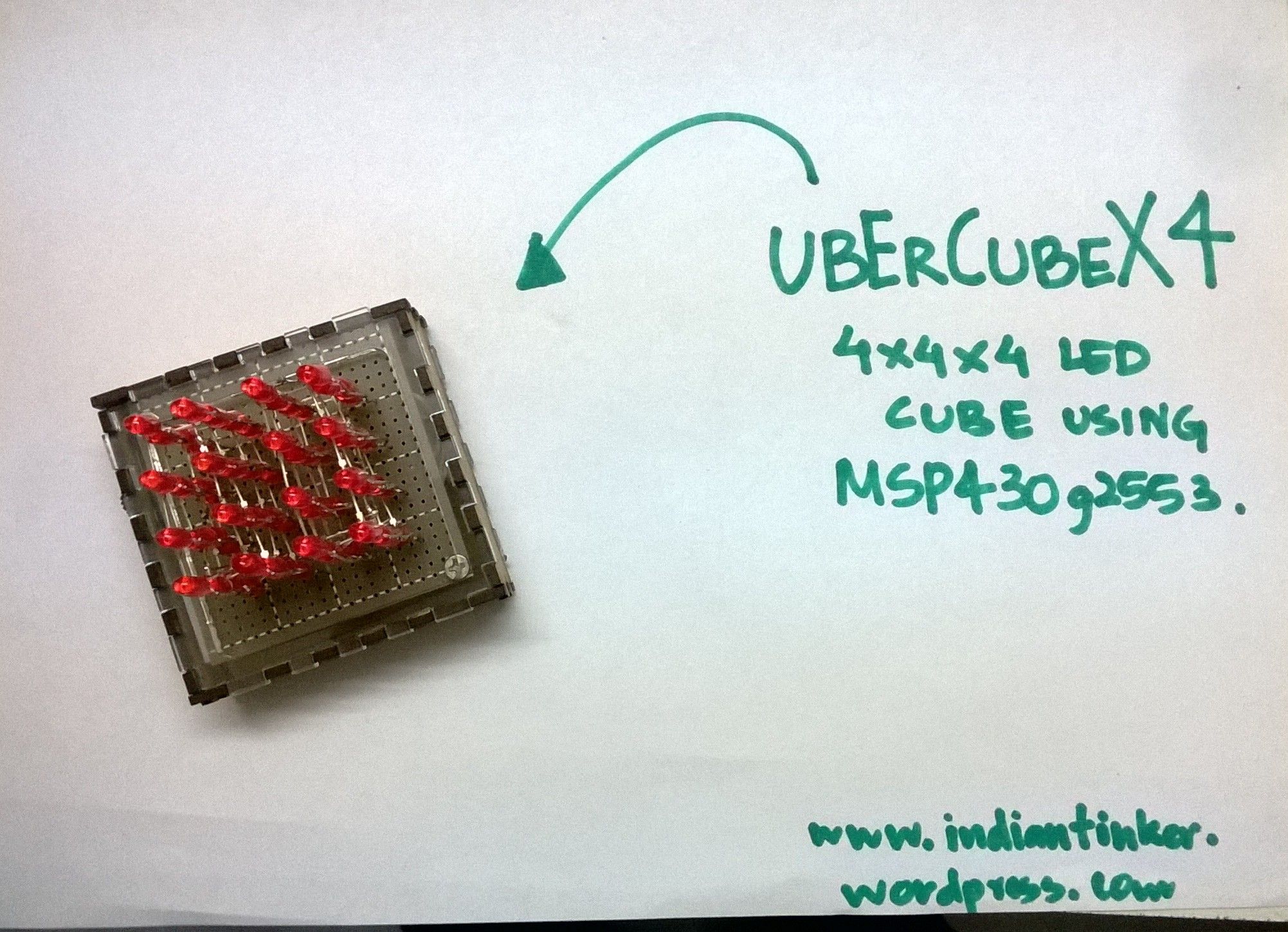 UberCube X4- the Benchtop LED Cube