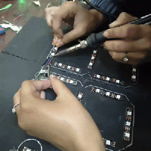 Solder the Strip Lights