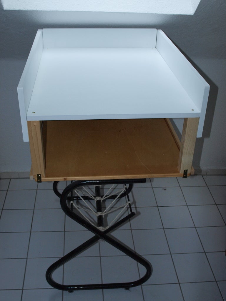 Convert a Table to a Babys Changing Table 3 Steps Instructables