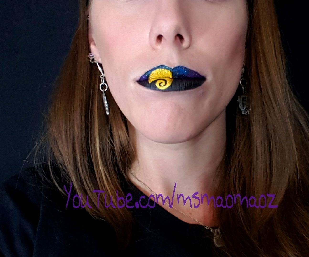 Easy Nightmare Before Christmas Lip Art