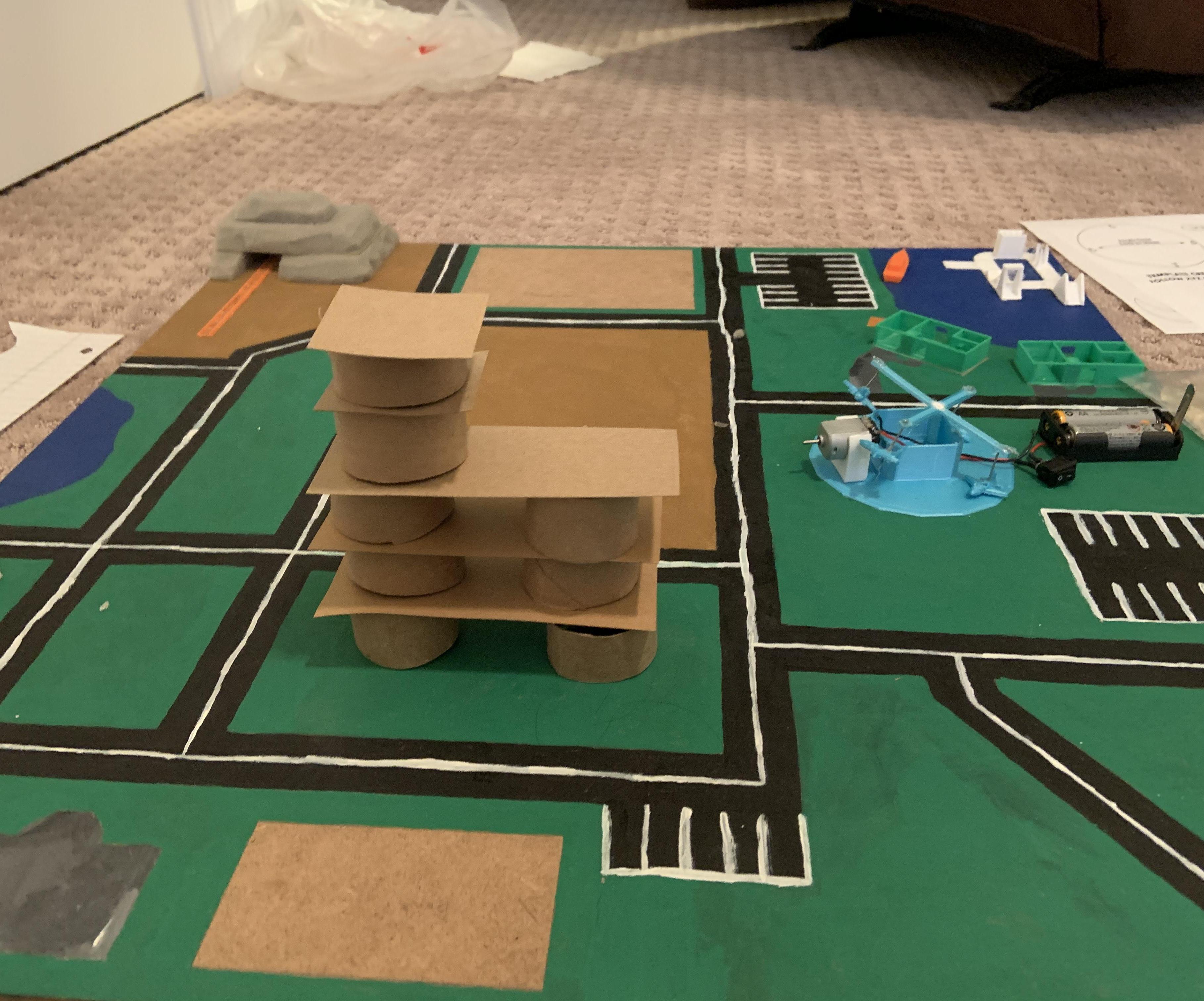 Toilet Paper Roll Skyscraper