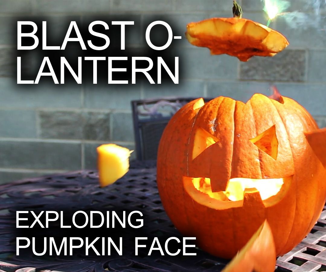 How to Make an Exploding Pumpkin Face (Blast-O-Lantern) : 5 Steps (with ...
