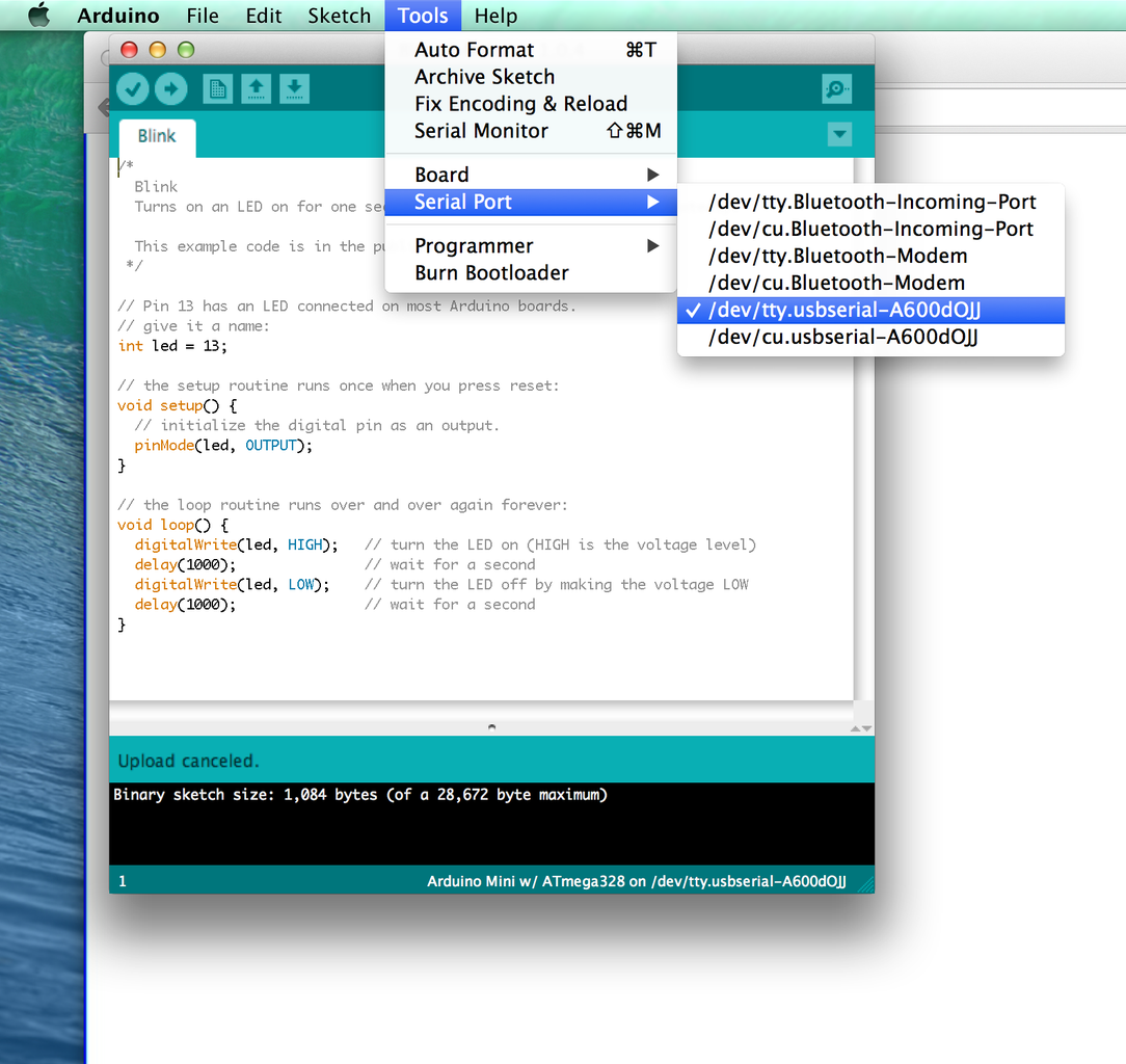 Program Arduino Mini 05 With FTDI Basic : 5 Steps (with Pictures ...