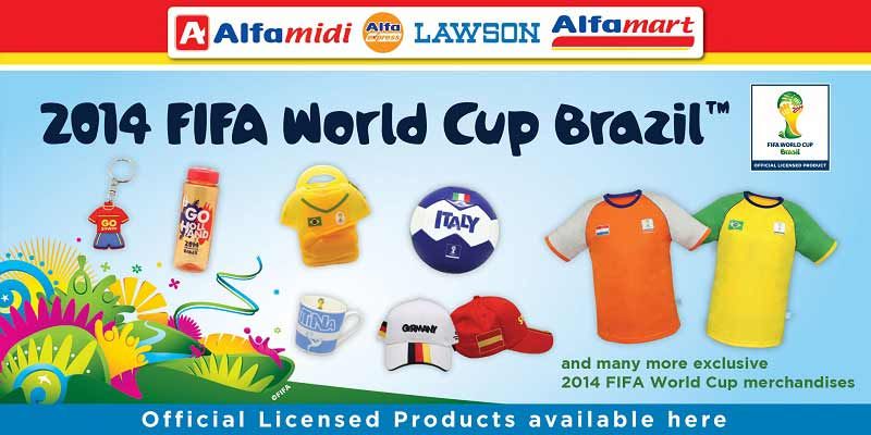 Rainy Season Tips : Alfamart Official Partner Merchandise FIFA Piala Dunia Brazil 2014