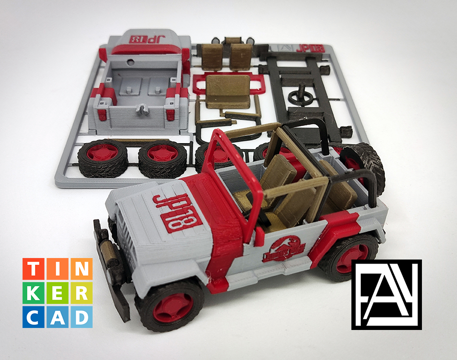 Jeep Kit Card Jurassic Park JP18