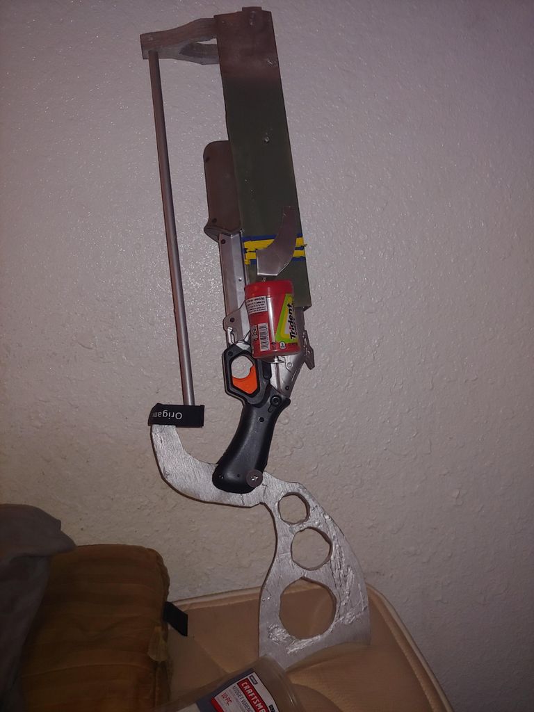 Nerf Roughcut Mod NERF Roughcut MOD: Fallout Laser Rifle !!! : 3 Steps - Instructables