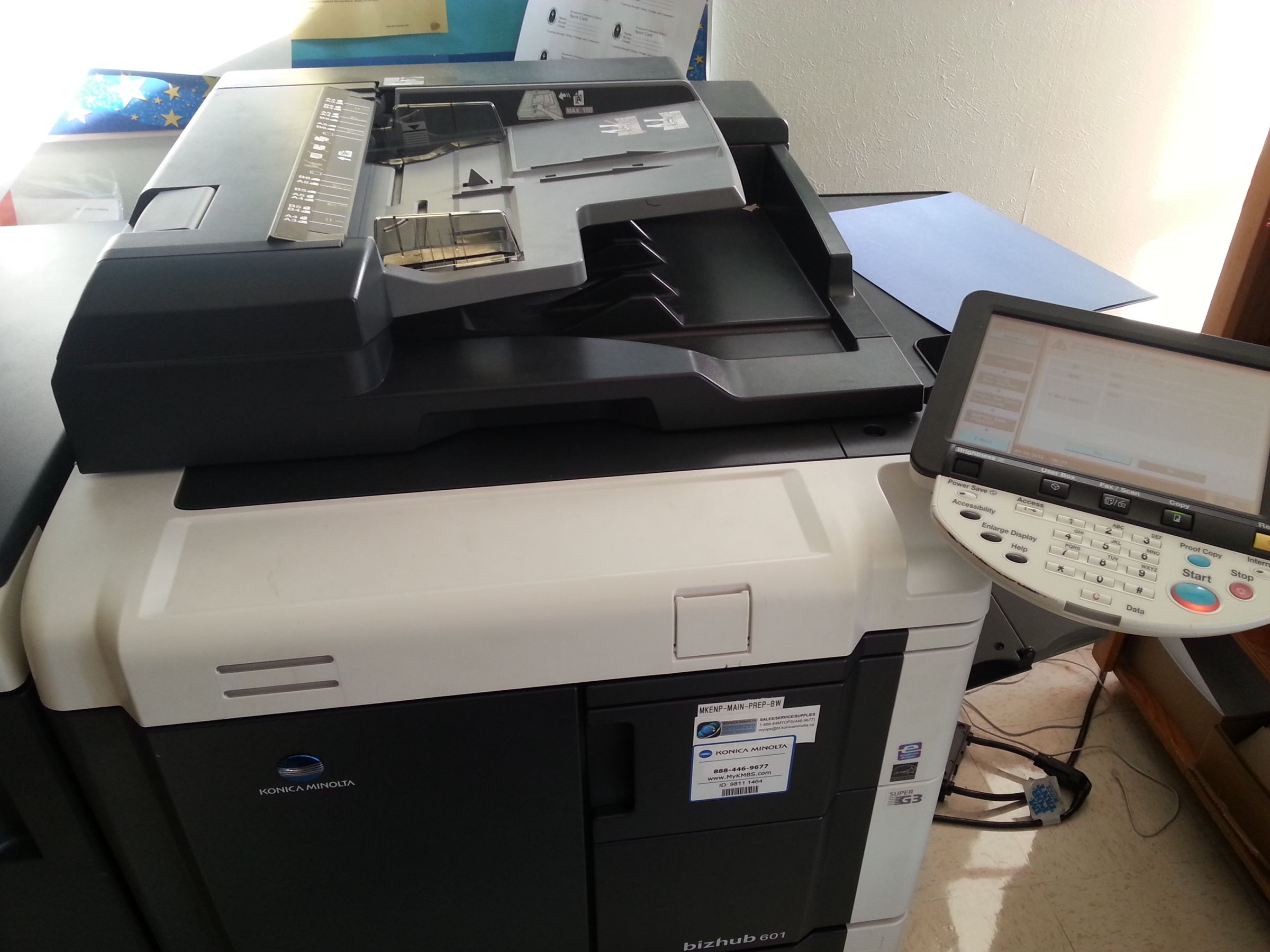 Register Email on Photocopier