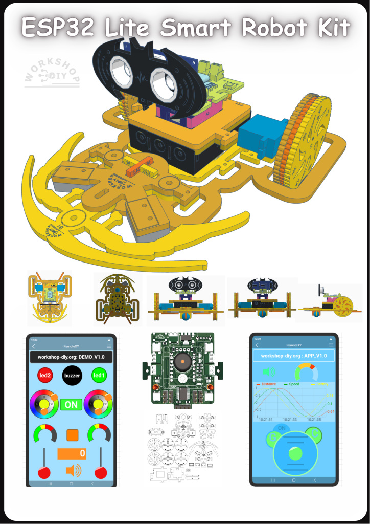 🚨 the ESP32C3 Lite Smart Robot Kit