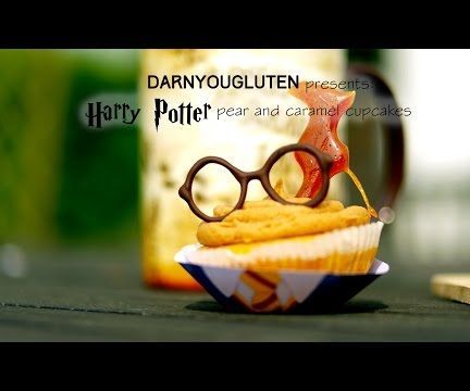 Pear and Caramel Cupcakes (32) - Harry Potter (GF)