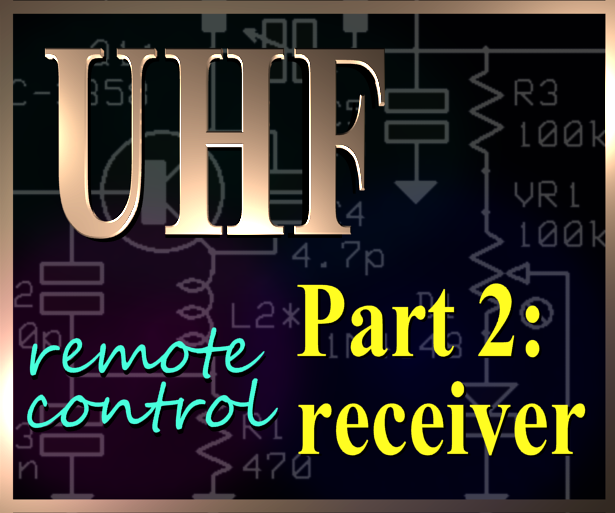 UHF Remote Control Receiver