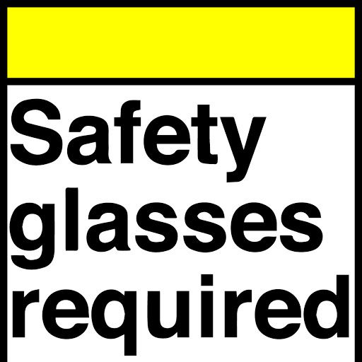 Safety Glasses Required