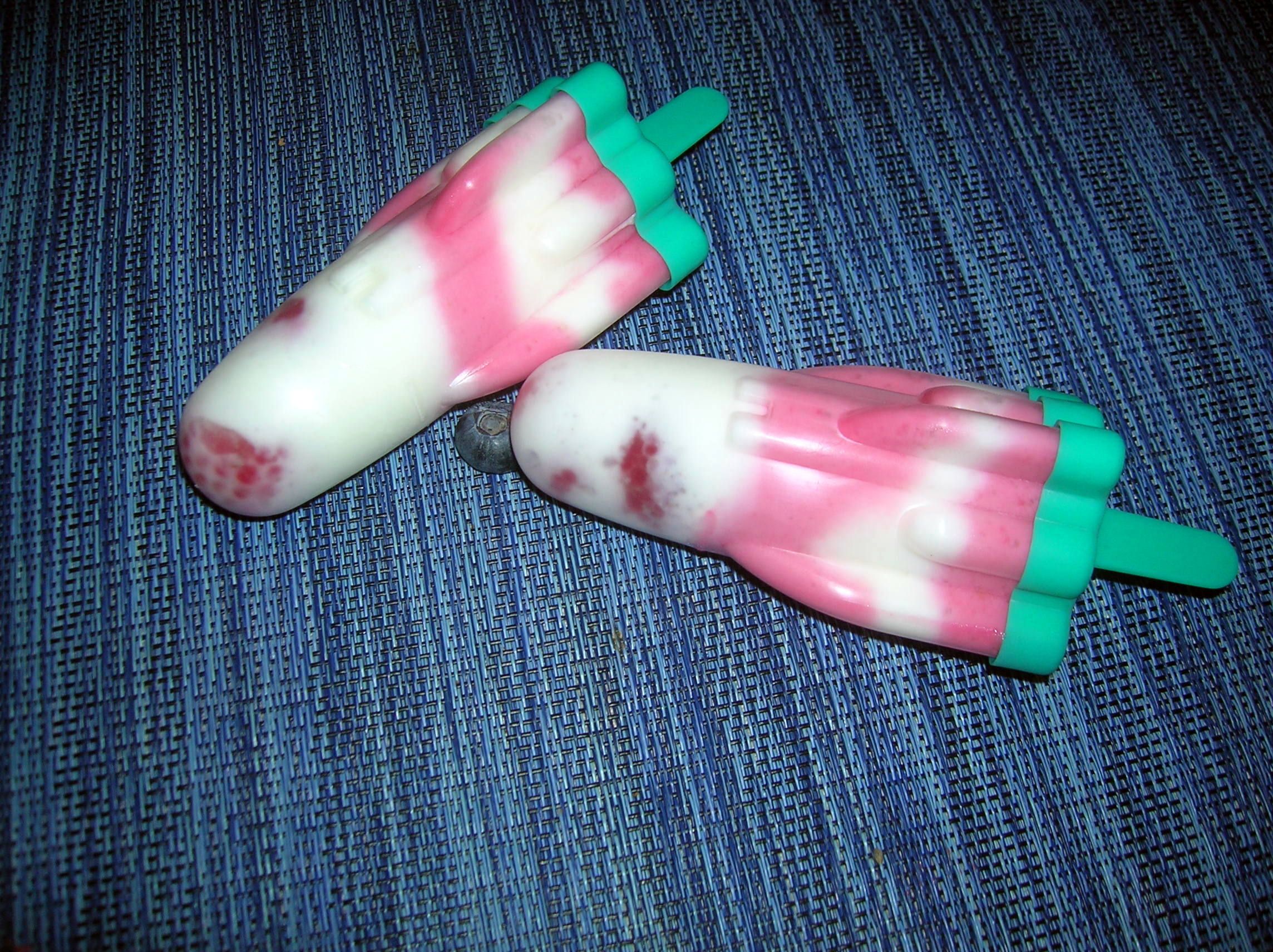 Lemon-Raspberry Yogurt Pops and Cups