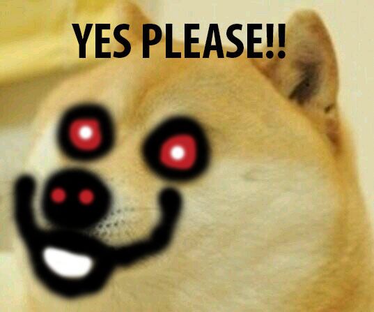 How to make creepy Doge