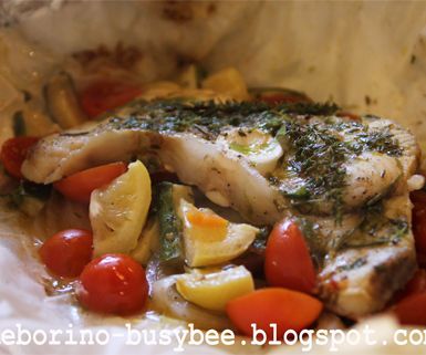 Almost Barbecued Fish & Mixed Veggies