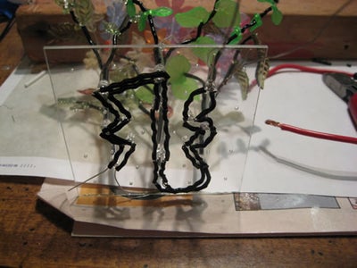 Attaching the Flowers and Grass