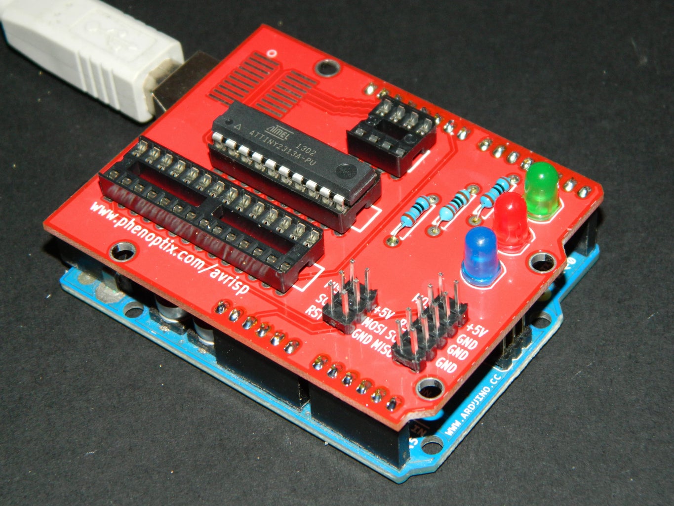 Building an ISP Shield for Arduino : 6 Steps (with Pictures ...