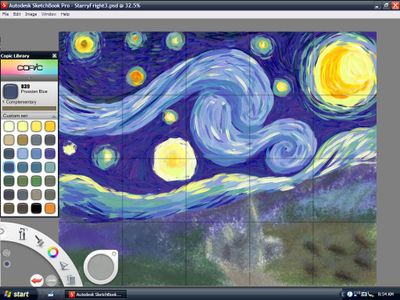 Background Brush Strokes