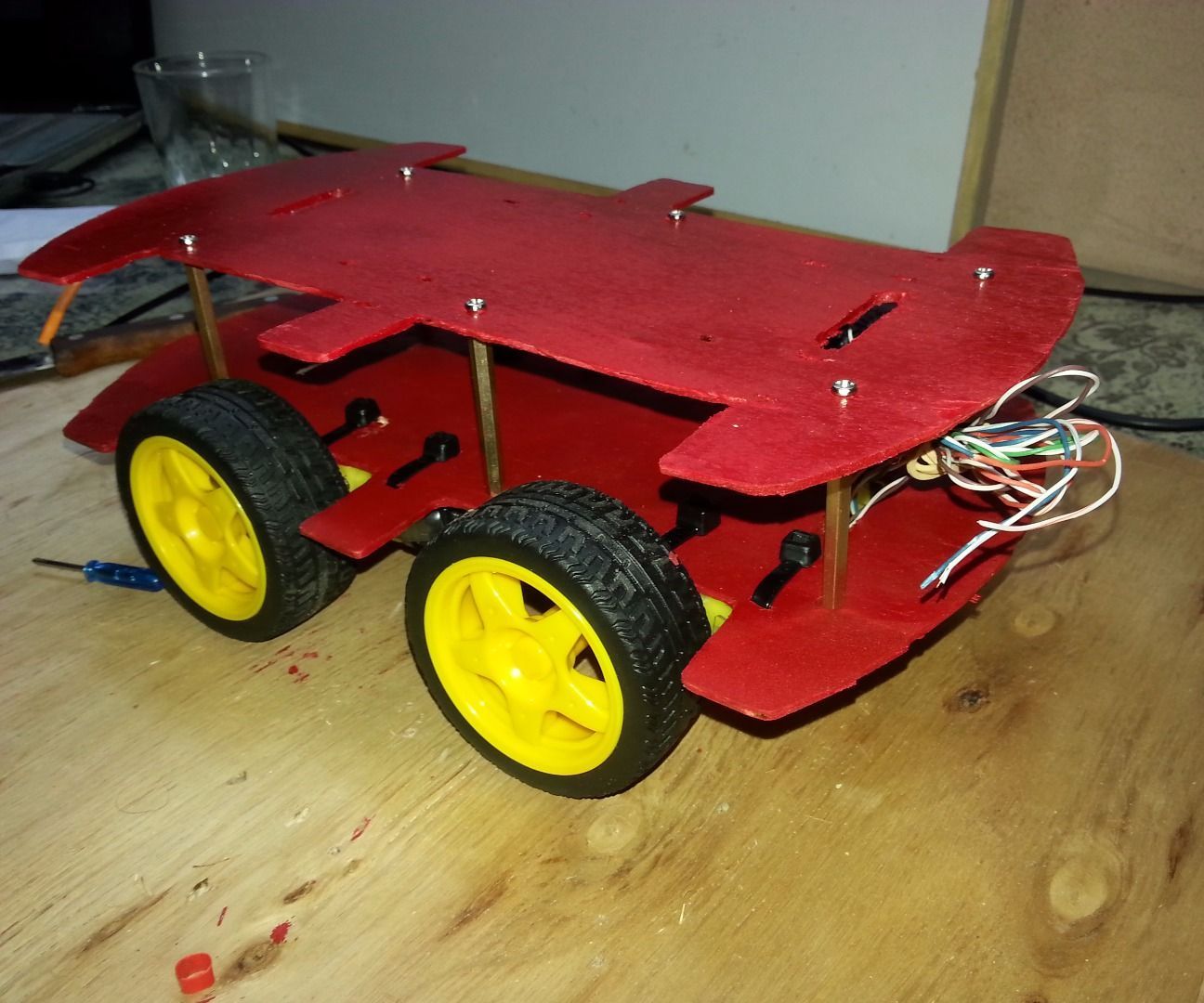 DIY 4WD Car Body for Arduino Robotics Projects and RC Cars 