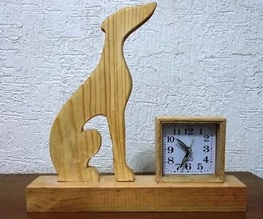 Dog Silhouette Clock
