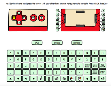 Mapping the MaKey MaKey Keys