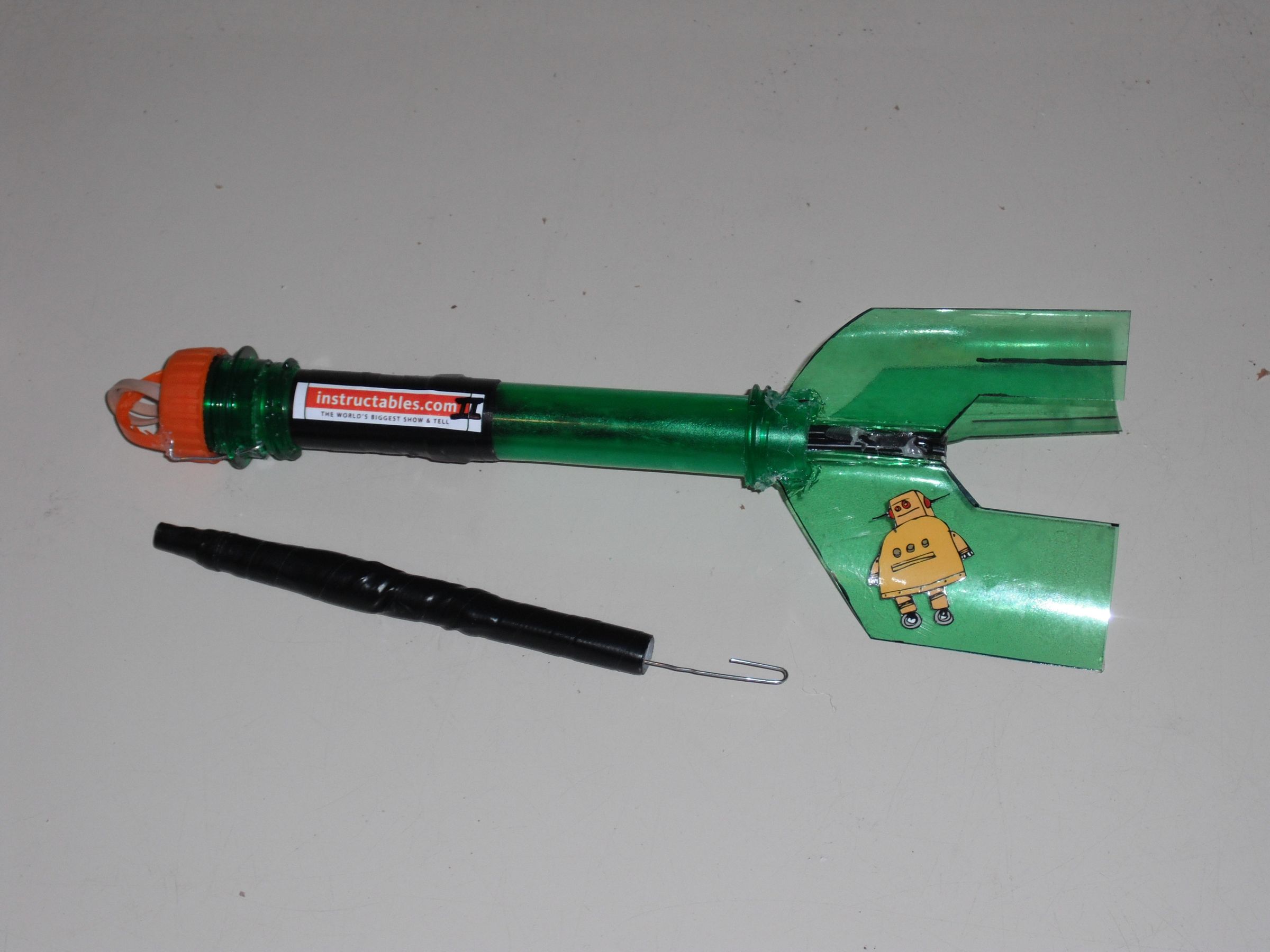 50 Foot+ Rubber Band Rocket - New & Improved!