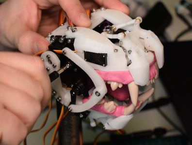 Simple Animatronic Mouth Using 3D Printing, Arduino and Python : 4 ...