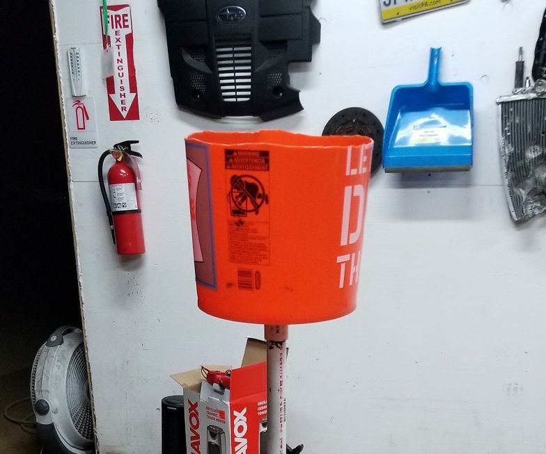 DIY Telescoping Oil Drain Pan W/ Dolly for Lifts