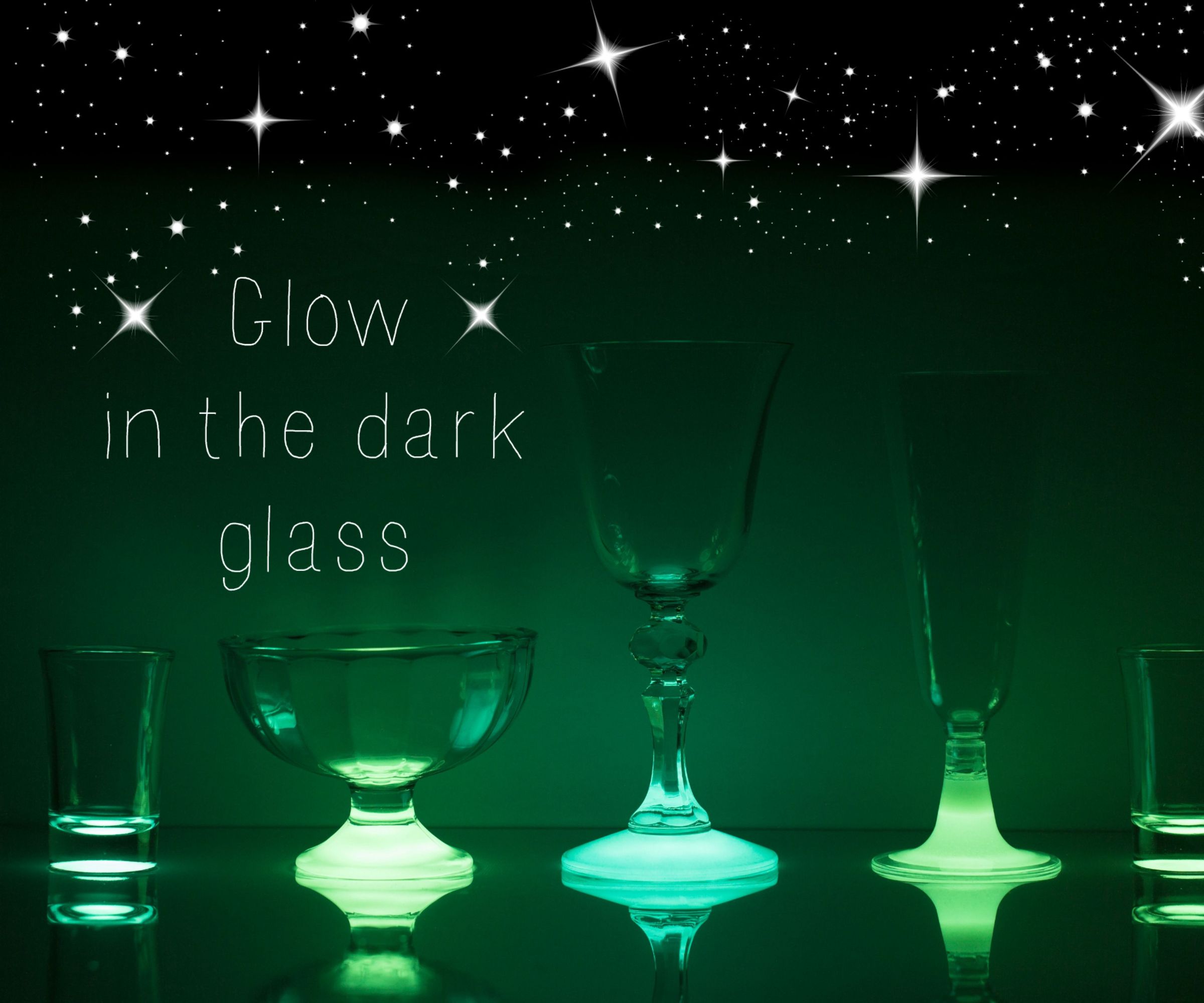 How to Make Glow in the Dark Glass
