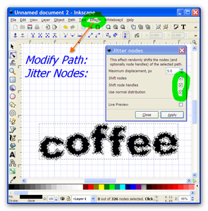 Inkscape Jittery Text Tutorial