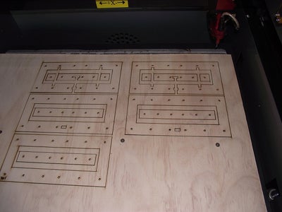 Laser Cutting the Parts.