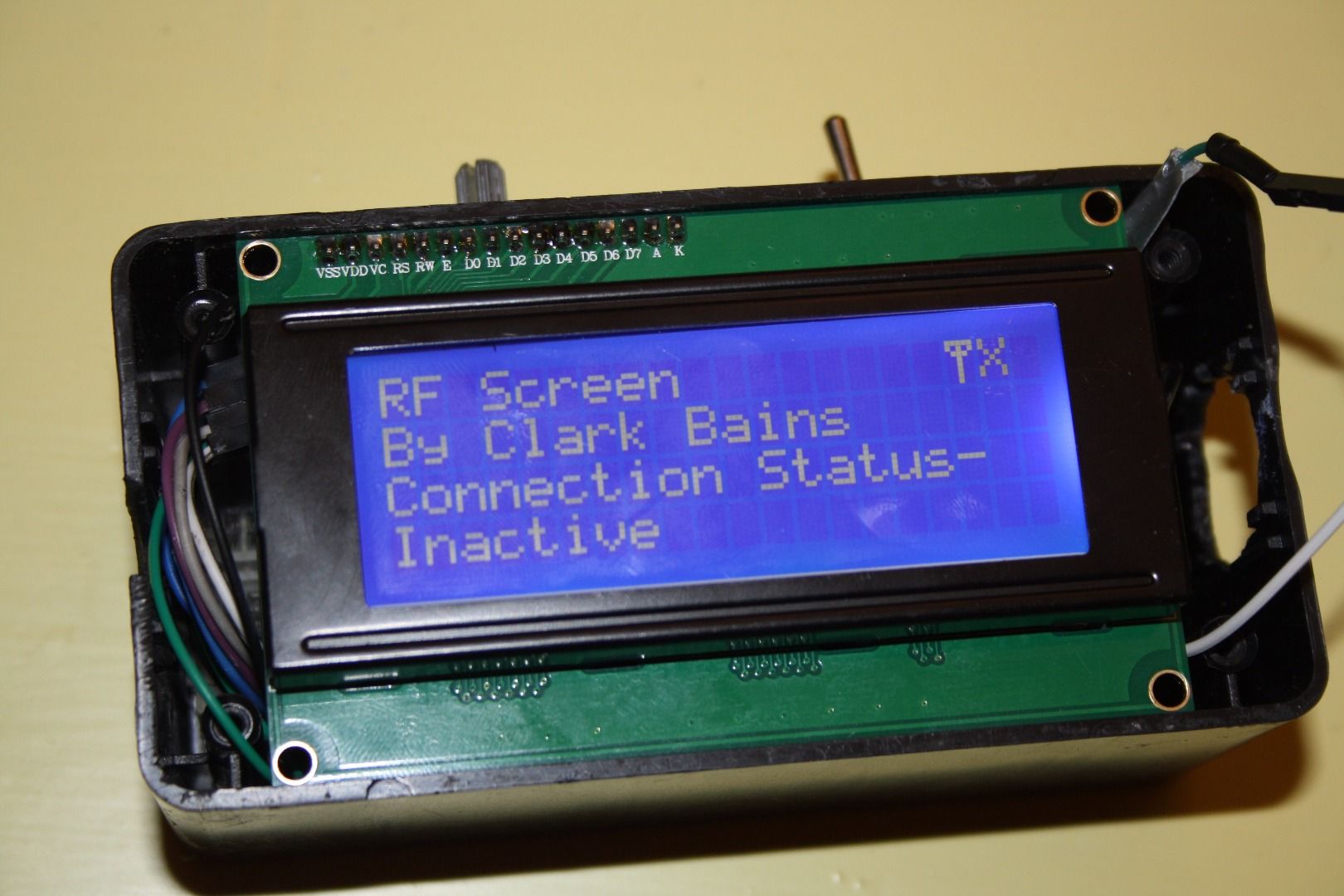Wireless Arduino Display With 315mhz RF Modules