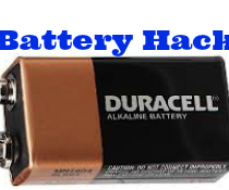Turn a 9 Volt Battery Into 6 AAA Batteries in Under 2 Minutes (video)