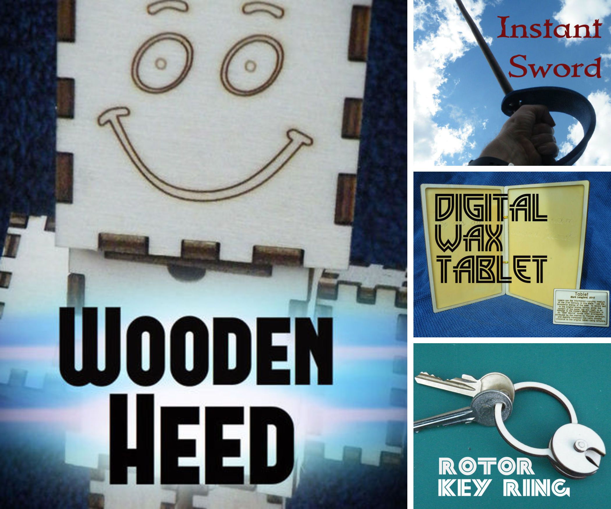 Kiteman's Laser Cut Projects