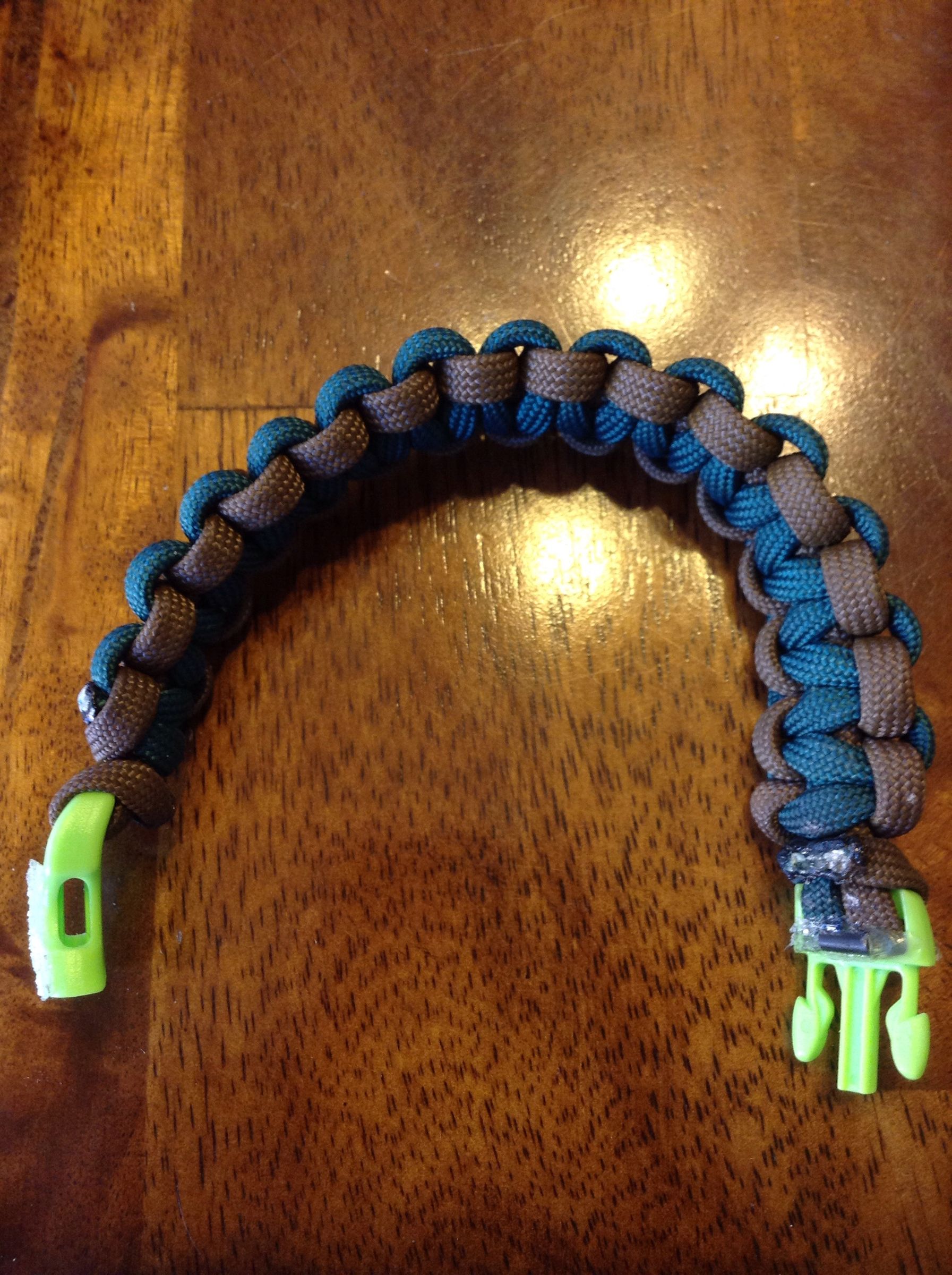 Survival Bracelet With Flint