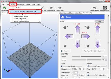 EEPROM Settings (calibration)
