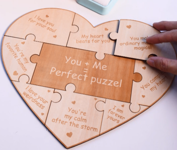 How to Make a Heart-Shaped Puzzle With Laser Engraving