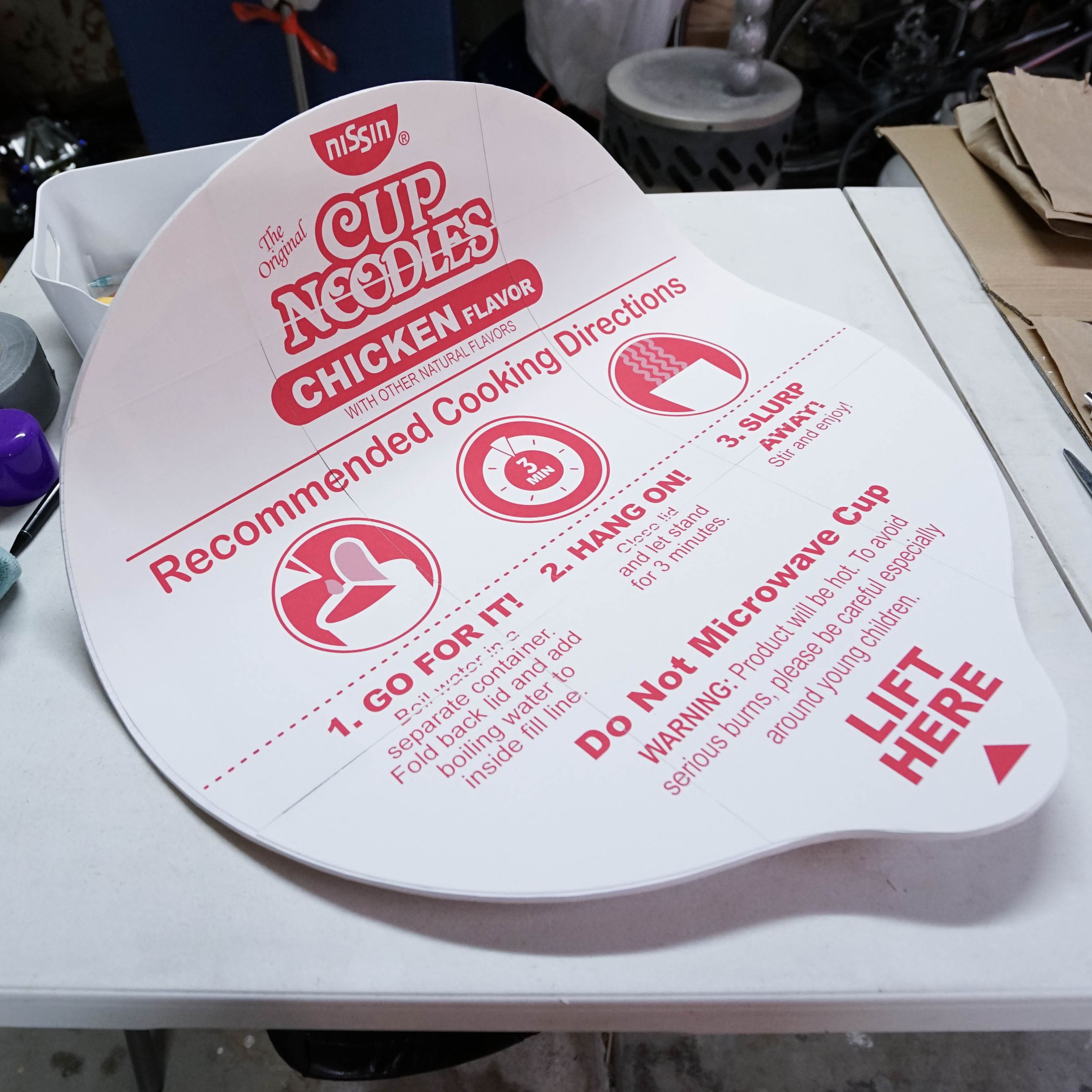Cup Noodles Costume 8 Steps (with Pictures) Instructables